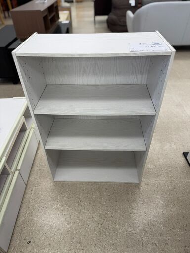 ★ジモティ割あり★  棚 白 H87×D30×W61 クリーニング済み TJ10231