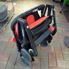 RECARO ベビーカー EASYLIFE 折りたたみ式 ブラック×レッド レカロ 札幌市東区 新道東店の画像