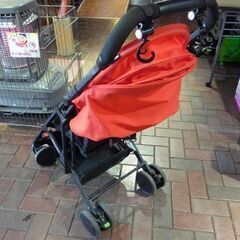 RECARO ベビーカー EASYLIFE 折りたたみ式 ブラック×レッド レカロ 札幌市東区 新道東店の画像