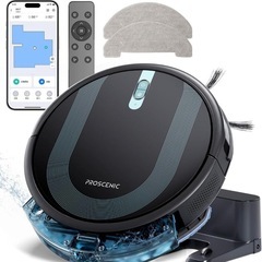 新品✨水拭き両用 ロボット掃除機 3000pa 強力吸引 マッピ...