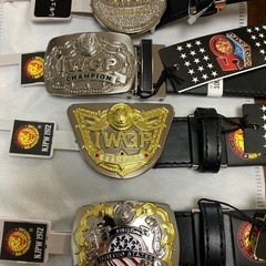 新品、未使用品　新日本プロレスIWGPベルト 4種類