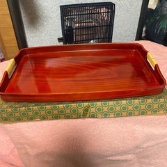 おぼん茶色　未使用品