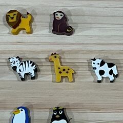 動物の消しゴム（16種類16体）【小物】【値下げ200円】の画像