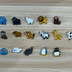動物の消しゴム（16種類16体）【小物】【値下げ200円】の画像