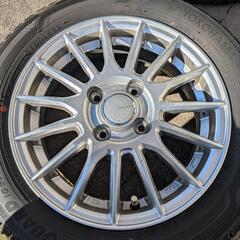 スタッドレスタイヤ　軽自動車　4穴　R14 　バリ穴　使用数回