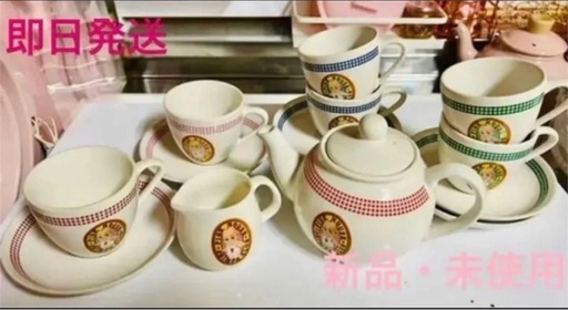 ピンクハウス  キューピー　カップ&ソーサー・ポット・ミルク・プレートセット