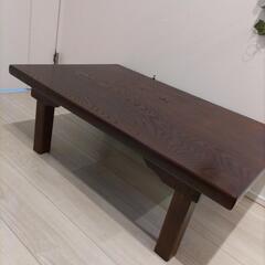 テーブル 約60×90×34 脚収納の画像