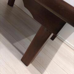 テーブル 約60×90×34 脚収納の画像