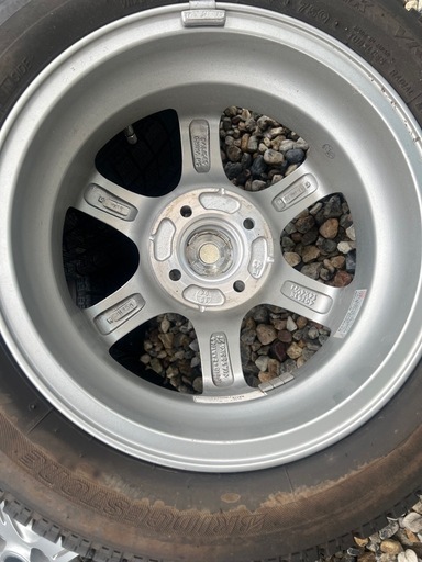 軽自動車‼️使用頻度小‼️155／65／14インチ‼️ブリザックVRX‼️アルミホイール付４本セット