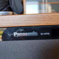 スピーカー付テレビ台 Panasonic アンプ リモコン付きの画像