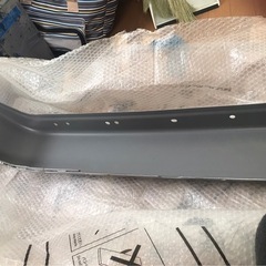 メッキバンパー　　鉄製　未使用　傷あり　札幌よりの画像