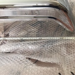 メッキバンパー　　鉄製　未使用　傷あり　札幌よりの画像