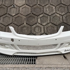 w220 sクラス フロントバンパー w221風 ロリンザー