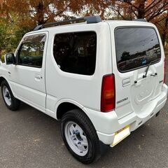 仙台☆H18ジムニーワイルドウィンド.人気のホワイト！車検取り立て！切替4WD.ターボ！の画像