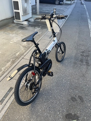 試乗?【保証付き】中古パナソニック折り畳み電動アシストOFF TIME 16AH