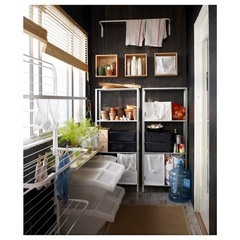 お取引終了しました[中古]  IKEA HYLLIS ヒュッリス シェルフユニット, 室内/屋外用‪✕‬2台の画像