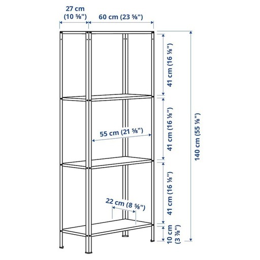 お取引終了しました[中古] IKEA HYLLIS ヒュッリス シェルフ