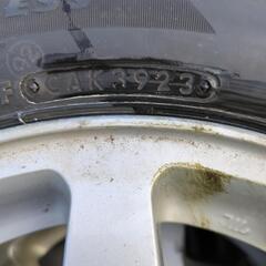155/65R13　スタッドレスアルミセット　軽自動車用　ブリジストンVRX2　セリアル3923　9分山位　うっすらイボ残し！の画像