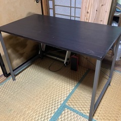 デスク　ワークデスク オフィス　横幅110cm 奥行60cm 高...