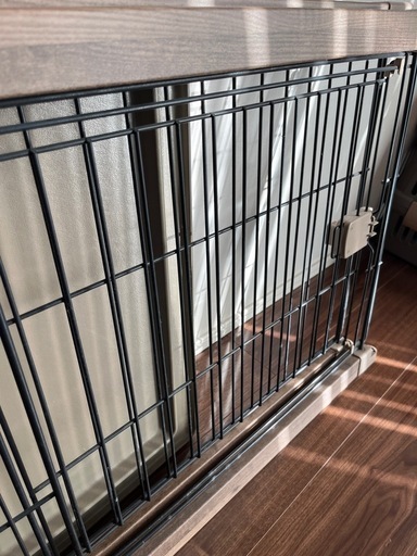 中古　アイリスオーヤマ 中型犬 ペットケージ幅120 PWSR-1260LV