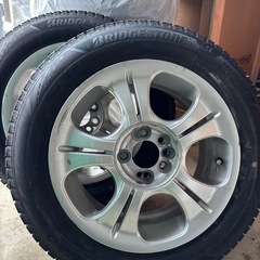 ブリヂストン　ブリザックvrx3 175/65R15 超バリ溝　ホイール付き の画像