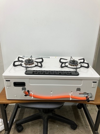 O2412-493 パロマ ガステーブル PA-370WHA-L LPガス用 2023年製 動作