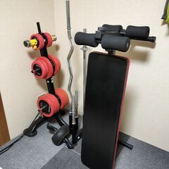筋トレグッズ（ダンベル、ベンチ他）