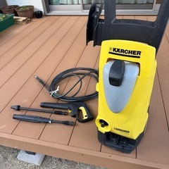 ケルヒャーK4高圧洗浄機　付属品もセット