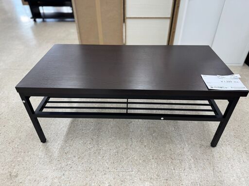 ★ジモティ割あり★  座卓 黒 H35.5×D45×W90 クリーニング済み TJ10238