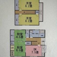 🈵室御礼。大野町一戸建て‼️4DK❗️家具家電付き❗️譲渡型賃貸対応物件❗️即入居可‼️ - 不動産