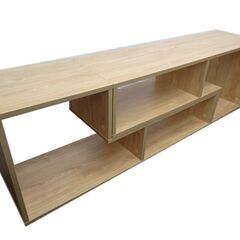 新札幌◆Softlife 伸縮テレビラック 2点セット◆ ナチュラル系 1050mm×270mm×430mm テレビ台/ローボード/テレビボード No.2982の画像