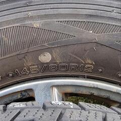 ウィンターマックススタッドレス１４５/８０R１２　タイヤホイール４本セットの画像