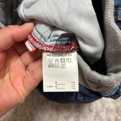 子供ミキハウス ダブルビー デニムパンツ 90cmの画像