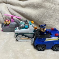 パウパトロール　ビークル３体セット