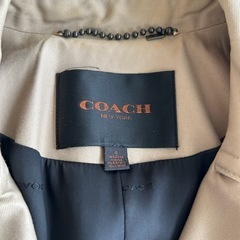 コーチ　coach レディーストレンチコート の画像