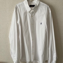 ラルフローレン　ボタンダウンシャツ　白　