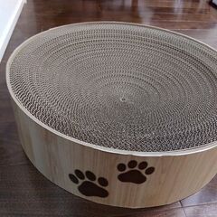 お話中《中古》猫用　丸型爪とぎの画像
