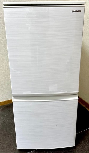 SHARP 冷蔵庫  SJ-D14F-W 137L