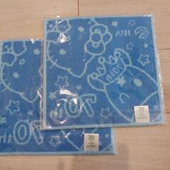 キティちゃんタオル2枚と鉛筆12本の画像