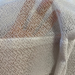 レースカーテン白 1枚横105cm 縦185cmの画像