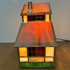 ステンドグラスライトオルゴール付きの画像