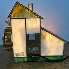 ステンドグラスライトオルゴール付きの画像