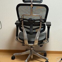 【商談中】エルゴヒューマンProオットマン 高級オフィスチェア（現状渡し／修理前提）の画像