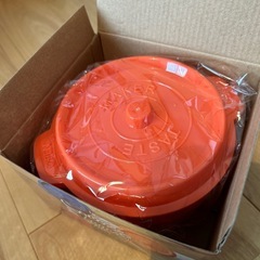 【近く廃却します】ココットランチボックス　オレンジの画像