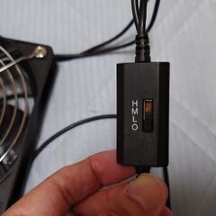USB 冷却ファン 2連　スイッチ付きの画像