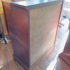 ライティングビューロー　机　木製　ダークブラウン　サイズ（約）幅７８×奥４３×高１００　　■近隣配送無料 買取GO‼　栄和店の画像