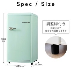 冷凍ストッカー　レトロ　美品の画像