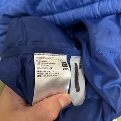 最終値下げ❣️150センチ  UNIQLO中綿アウター　ブルーの画像