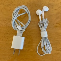 iPhone充電器、イヤホン