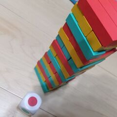 ★幼児向け★ジェンガ★カラフル積み木の画像
